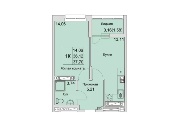 Квартира №103279