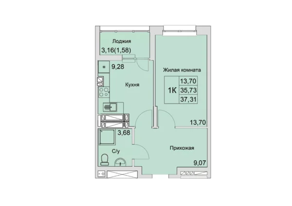 Квартира №103289