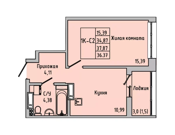Квартира №106710