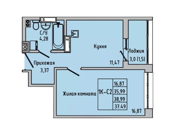 Квартира №106697