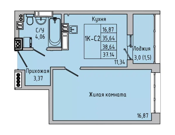 Квартира №106739