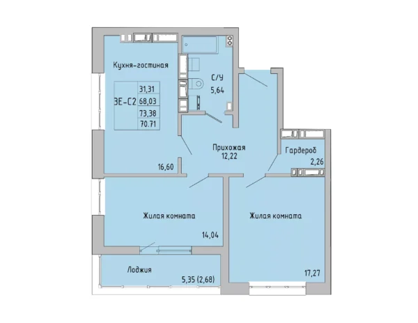 Квартира №106783