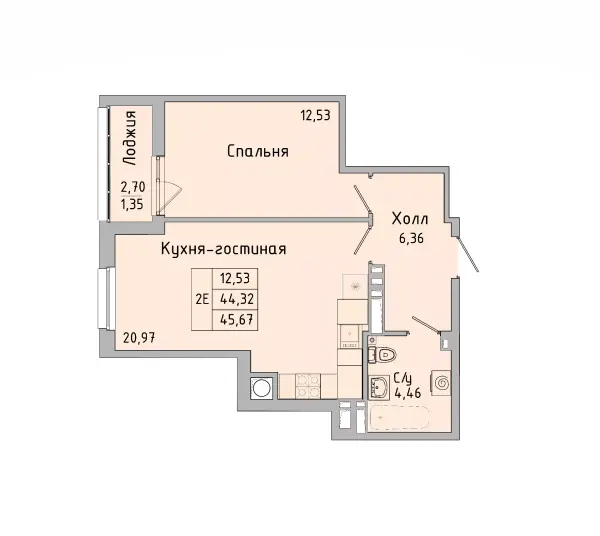 Квартира №101217