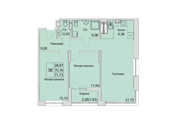 Квартира №103259