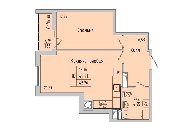 Квартира №176742