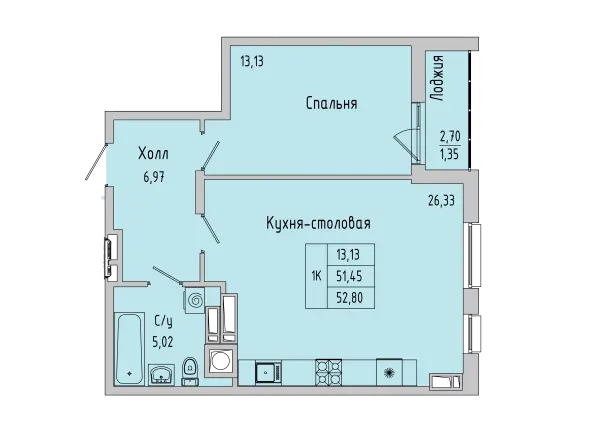 Квартира №176729