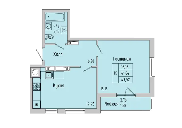 Квартира №176747