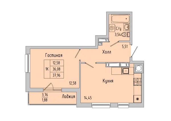 Квартира №176748
