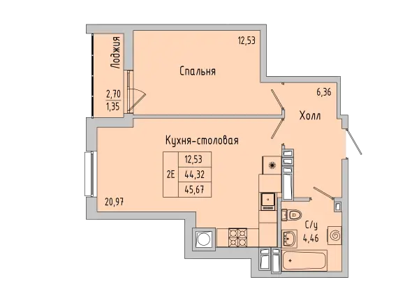 Квартира №176750