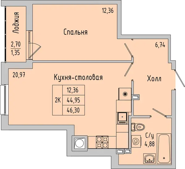 Квартира №176679