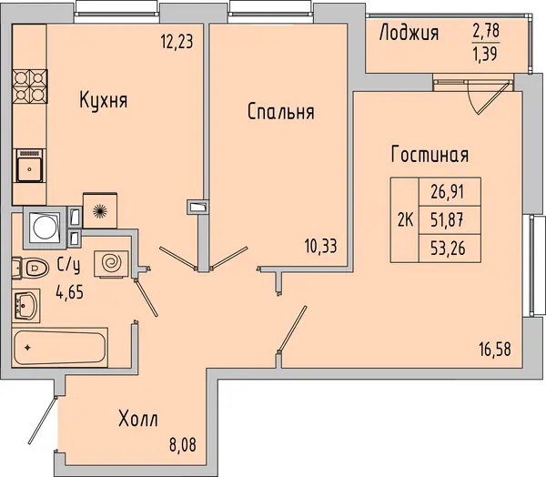 Квартира №176681