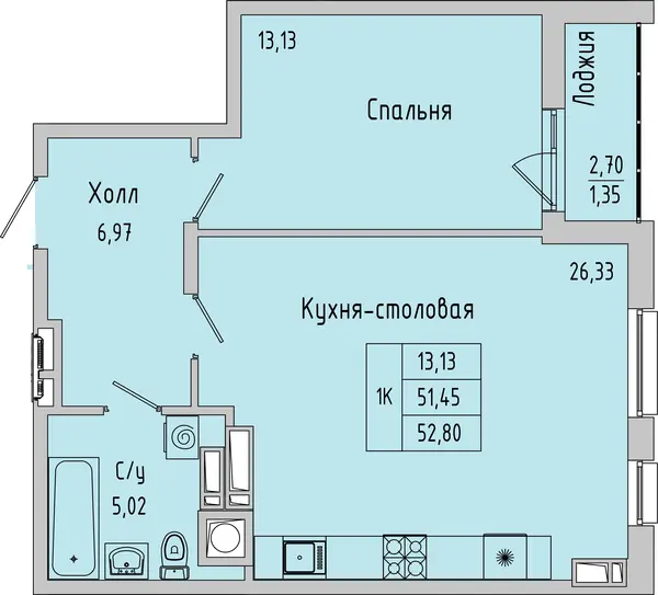 Квартира №176737