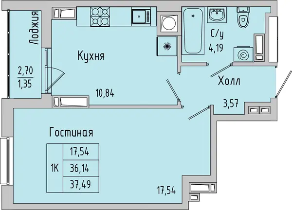 Квартира №176749