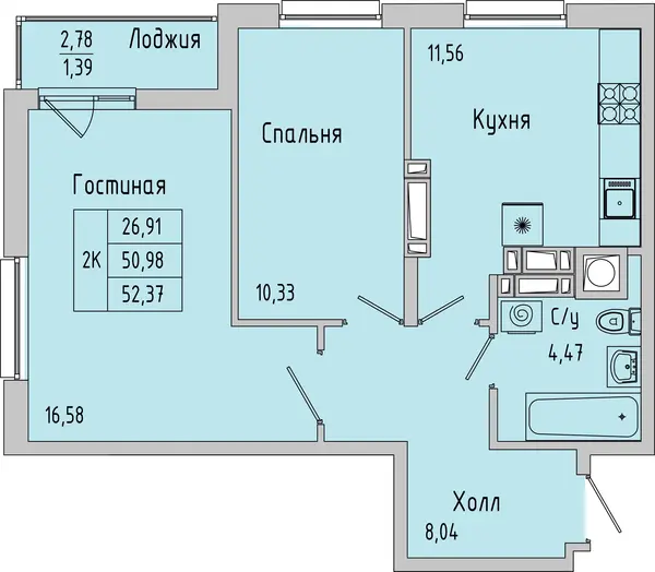 Квартира №176751