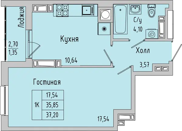 Квартира №176757
