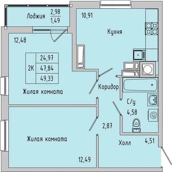 Квартира №176100