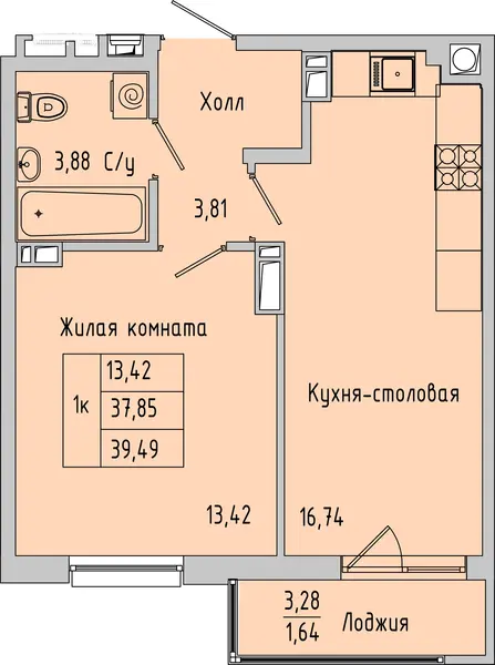 Квартира №175808