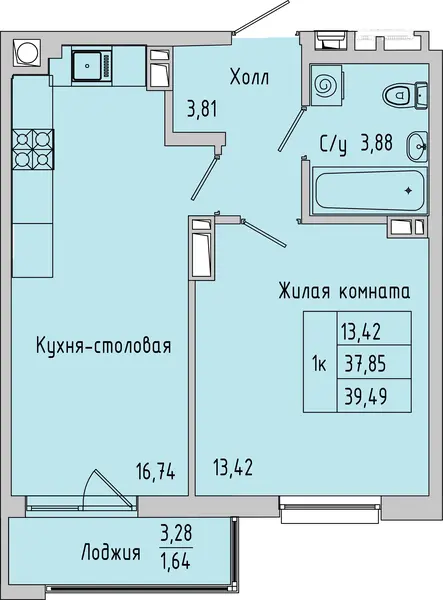 Квартира №175809