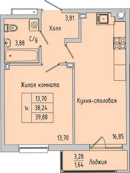 Квартира №175822