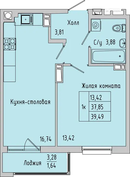 Квартира №175828