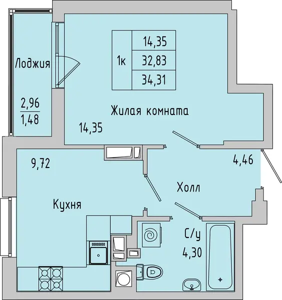 Квартира №175830