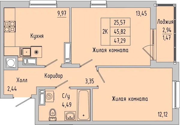 Квартира №176079