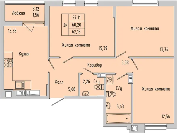 Квартира №175852